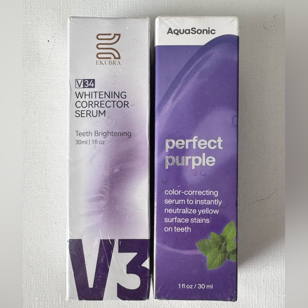 Teeth Whitening Corrector Serum – 2 Pc Bundle (New, Sealed)